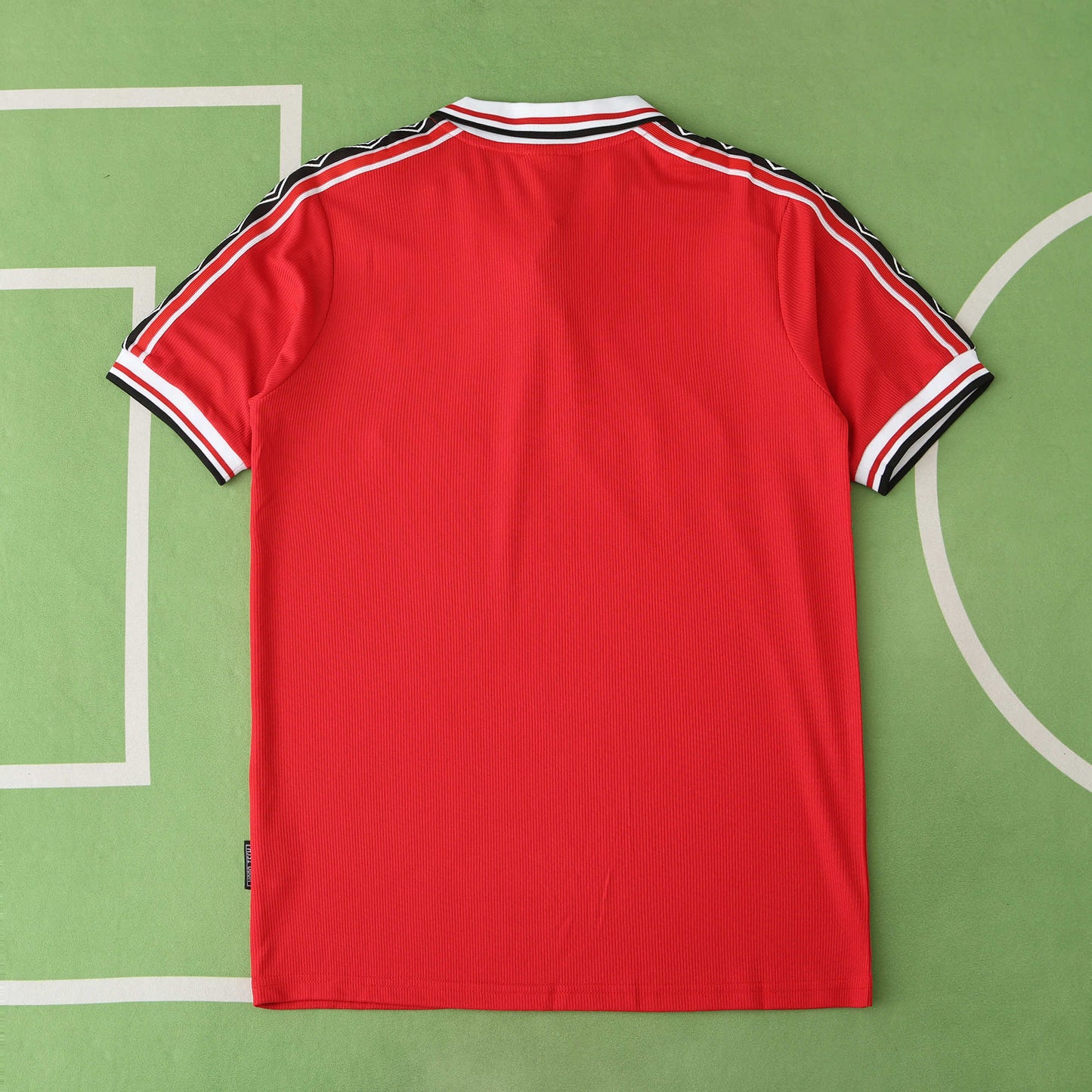 RETRO MANCHESTER UTD 1998/99 HOME HALF SLEEVES