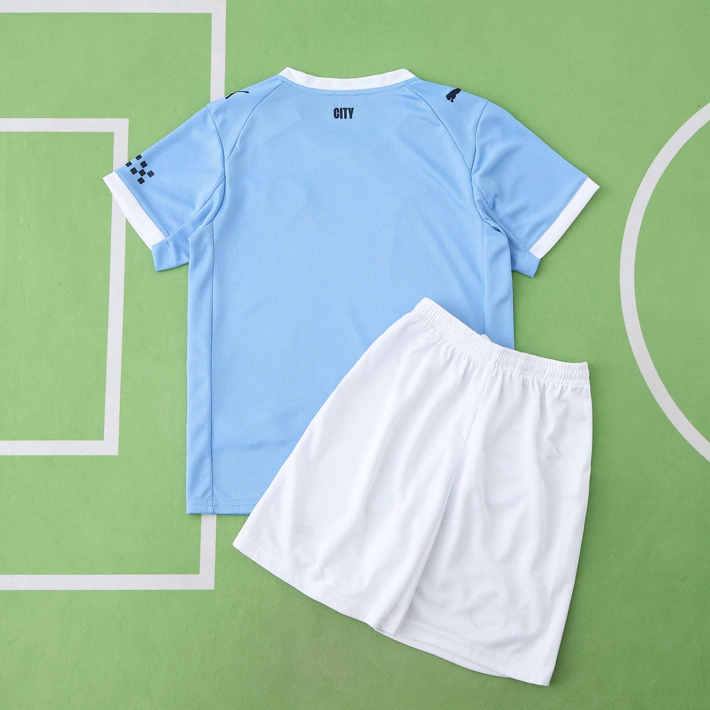 MANCHESTER CITY HOME SET VERSION 25/26 (JERSEY AND SHORTS)