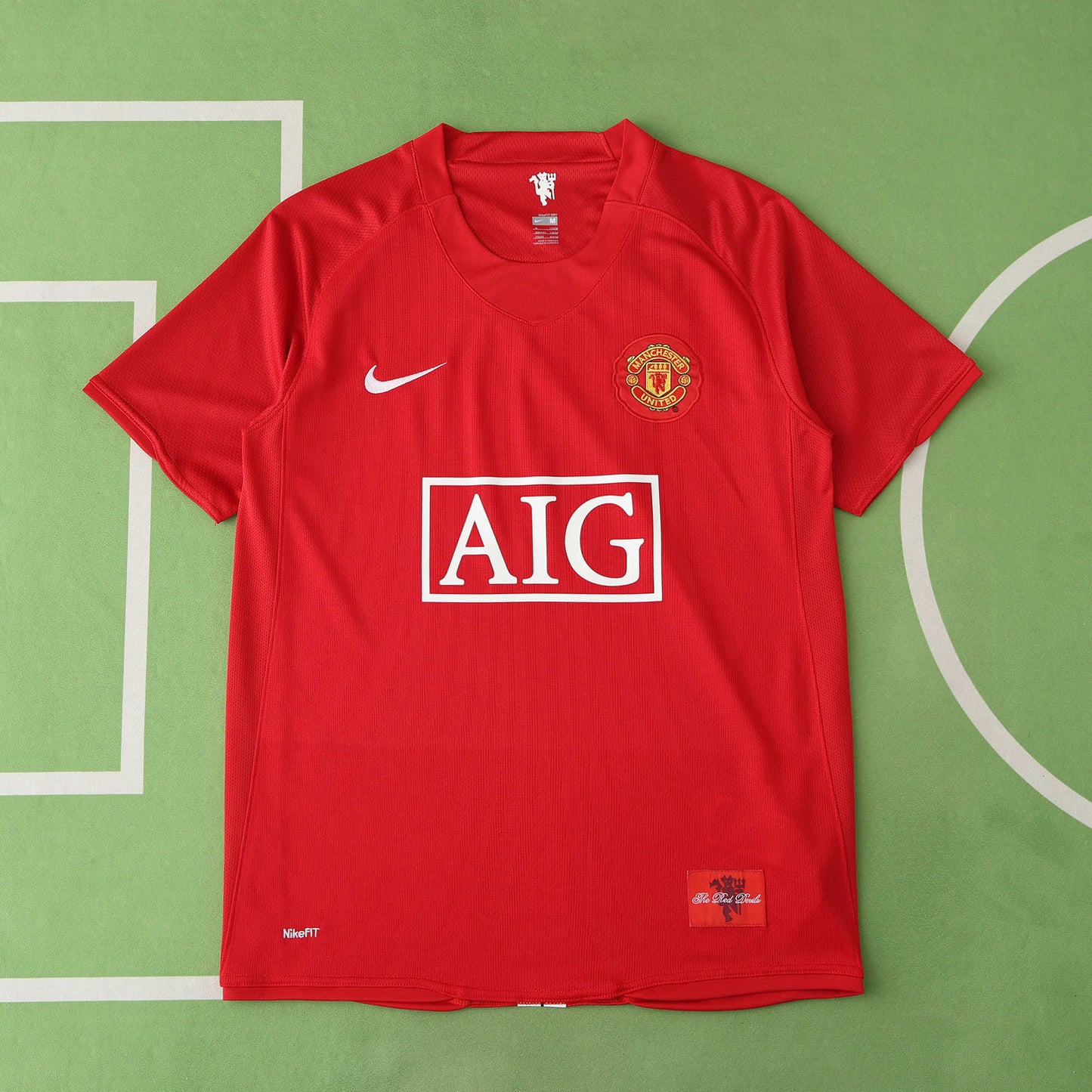 RETRO MANCHESTER UNITED HOME 2008/09 (CHAMPIONS) HALF SLEEVES