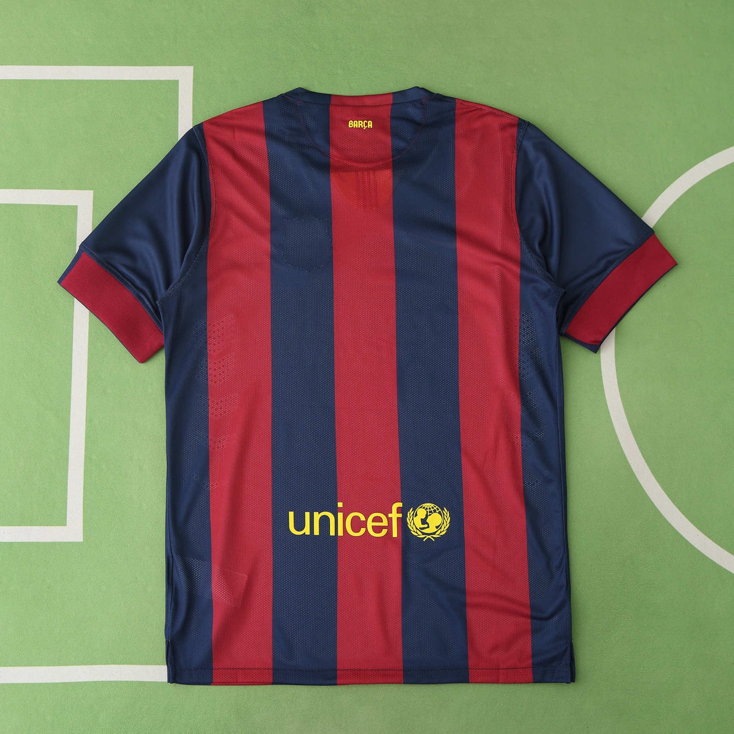 RETRO BARCELONA HOME 2014/15 HALF SLEEVES
