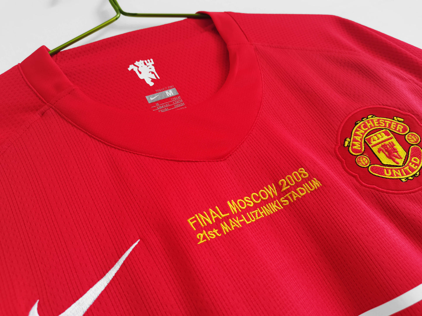 RETRO MANCHESTER UTD HOME 2008/09 (RONALDO 7) (CHAMPIONS) FULL SLEEVES