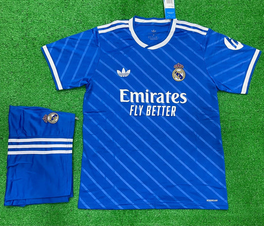 REAL MADRID THIRD 2025 FULL KIT (JERSEY AND SHORTS)
