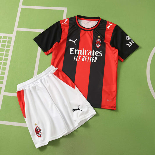 AC MILAN HOME 26/27, FULL KIT (JERSEY AND SHORTS)