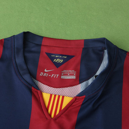 RETRO BARCELONA HOME 2014/15 HALF SLEEVES