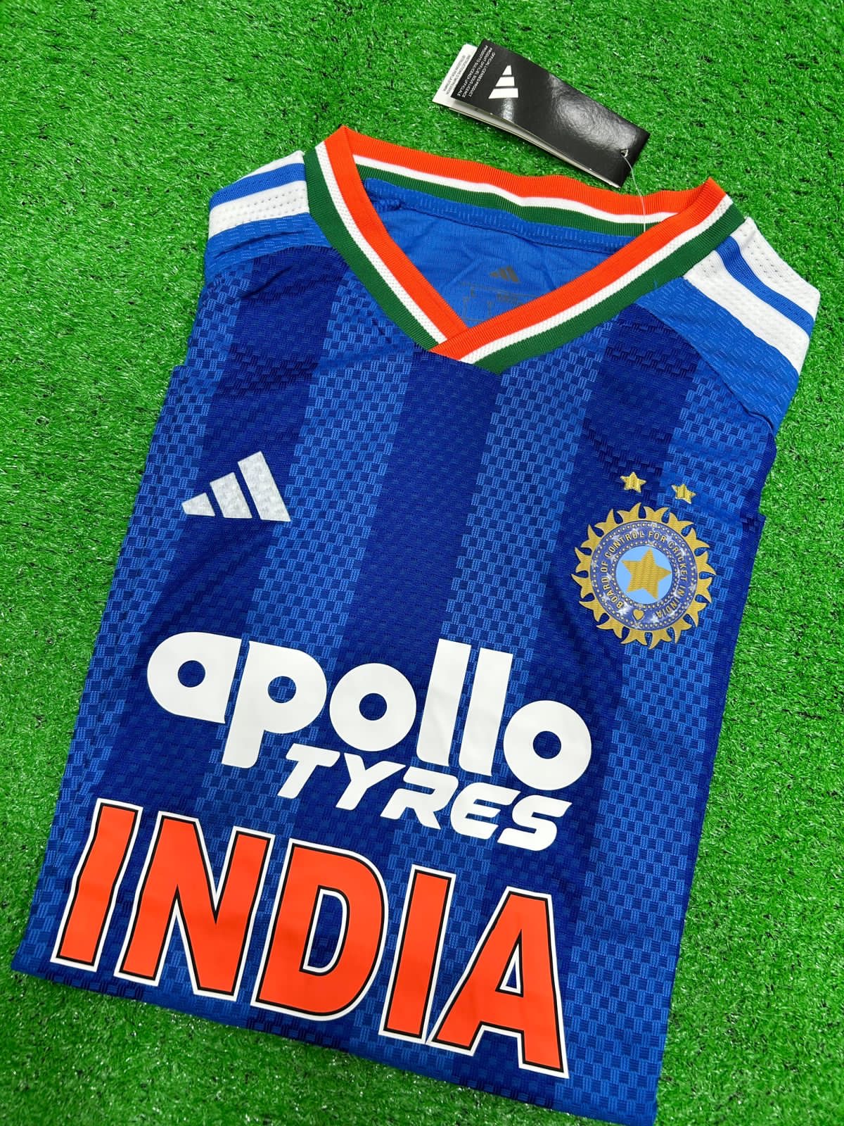 INDIA T20 WORLDCUP JERSEY (WITH SPONSOR)