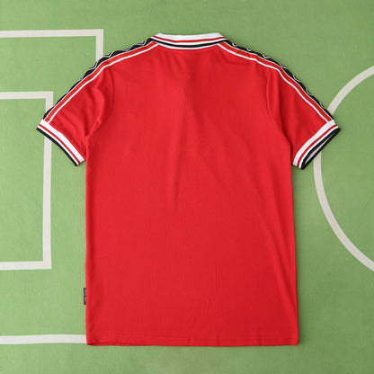 RETRO MANCHESTER UTD 1998/99 HOME HALF SLEEVES