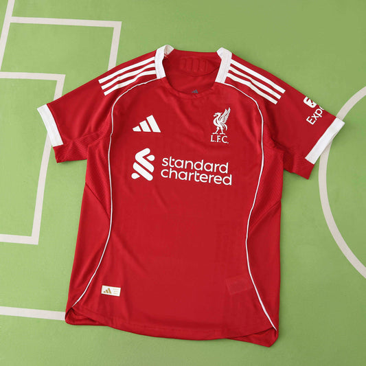 LIVERPOOL HOME KIT 25/26, PLAYER VERSION