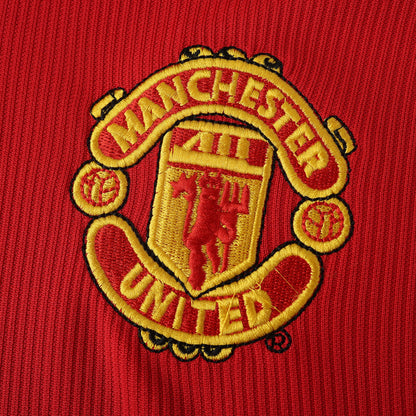 RETRO MANCHESTER UTD 1998/99 HOME HALF SLEEVES