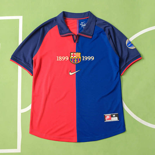 RETRO BARCELONA HOME 1999 (100 YEAR) HALF SLEEVES