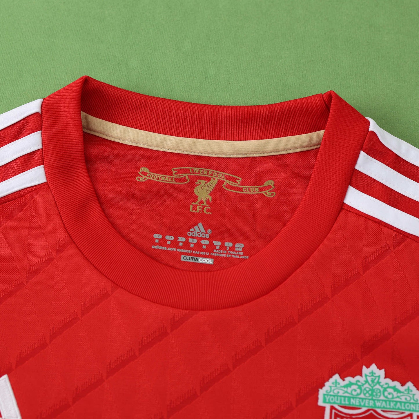 RETRO LIVERPOOL HOME 2011/12 HALF SLEEVES