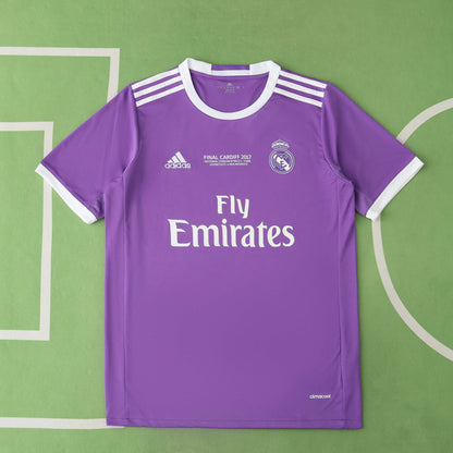 RETRO REAL MADRID AWAY 2016/17 HALF SLEEVES