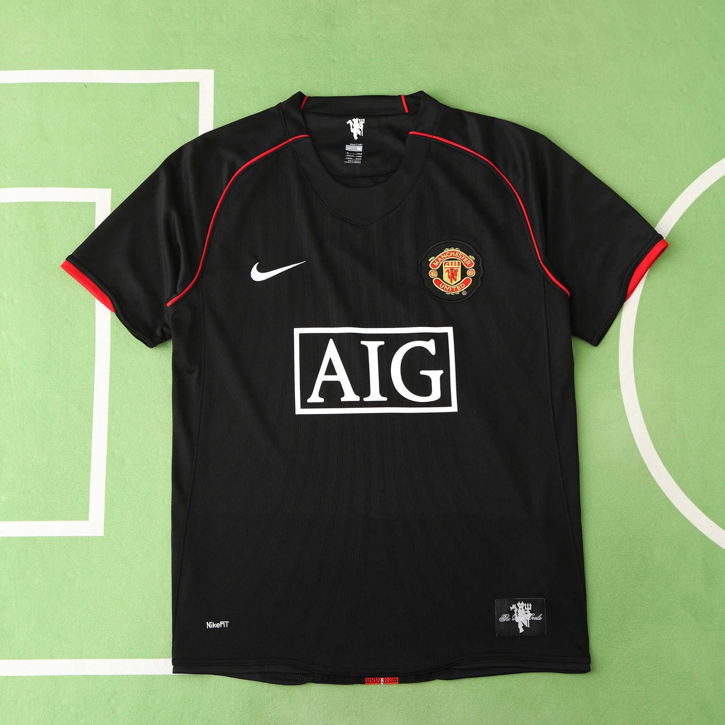 RETRO MANCHESTER UTD AWAY 2007/08 HALF SLEEVES