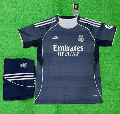 REAL MADRID AWAY FULL KIT 2025/26 (JERSEY AND SHORTS)