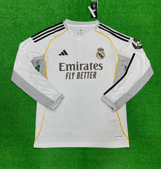 REAL MADRID HOME 25/26 FULL SLEEVES