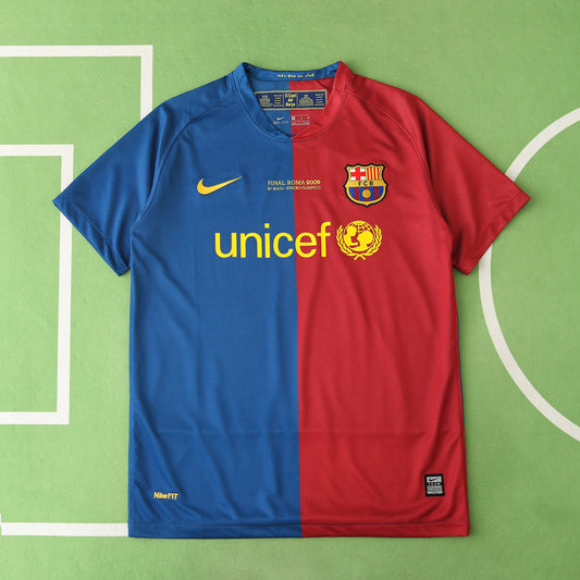 RETRO BARCELONA HOME 2008/09 HALF SLEEVES