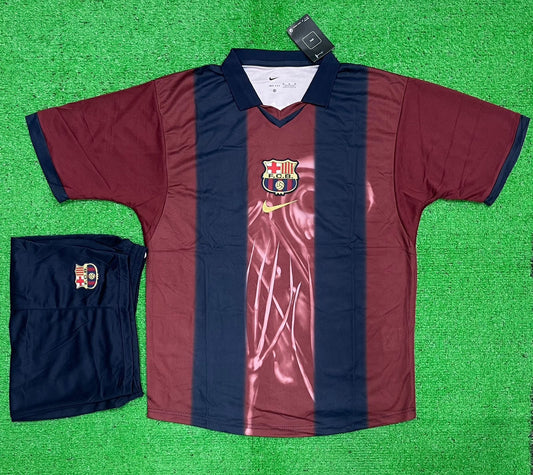 FC BARCELONA x TRAVIS RETRO FULL KIT (JERSEY AND SHORTS)