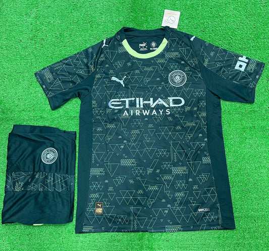 MANCHESTER CITY FOURTH FULL KIT 2025/26 (JERSEY AND SHORTS)