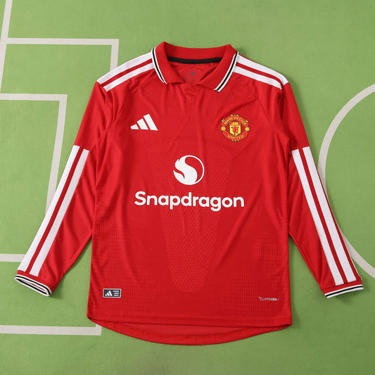 MANCHESTER UNITED HOME KIT 26/27, PLAYER VERSION FULL SLEEVES