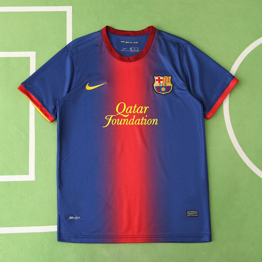 RETRO BARCELONA HOME 2012/13 HALF SLEEVES