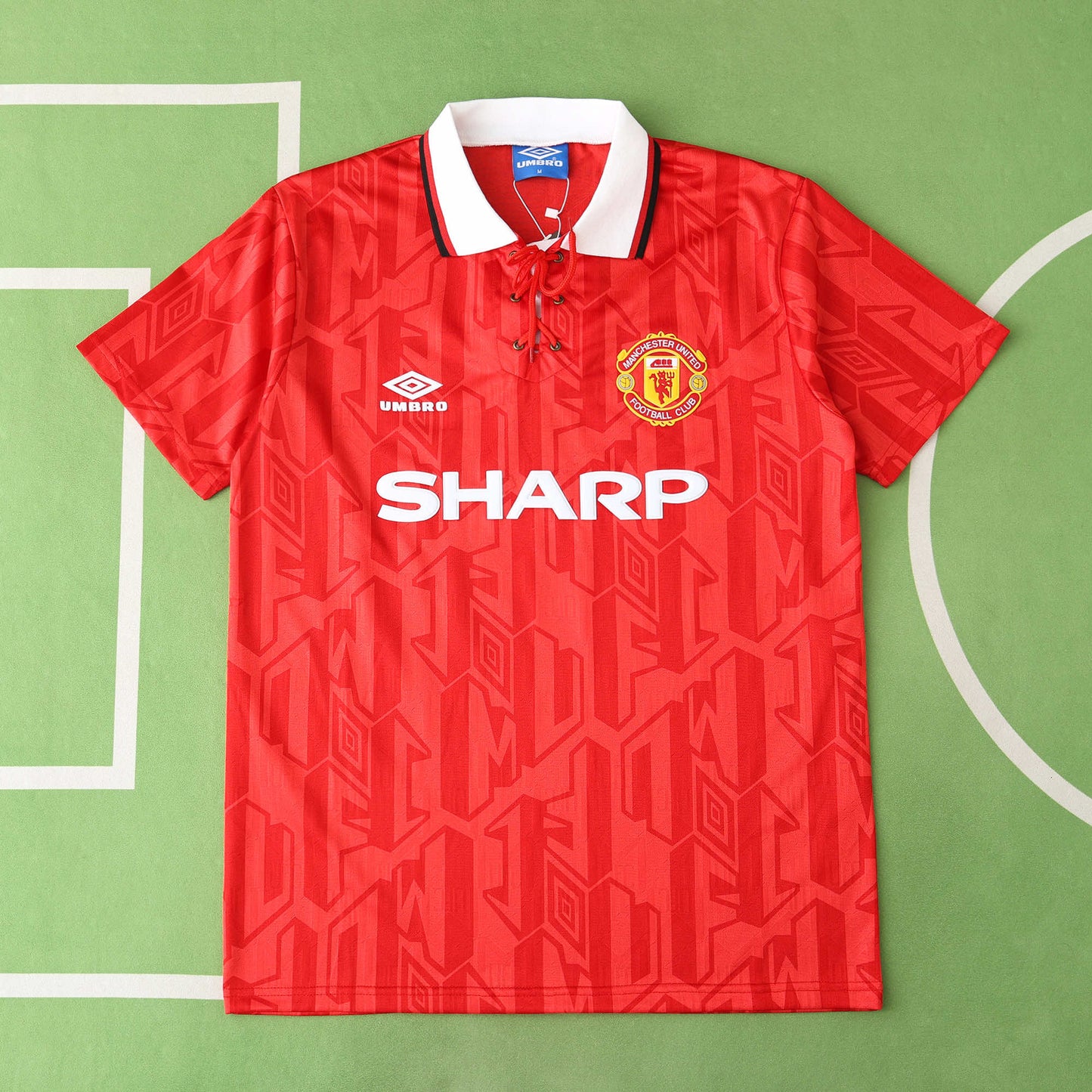 RETRO MANCHESTER UTD HOME 1992/94 HALF SLEEVES