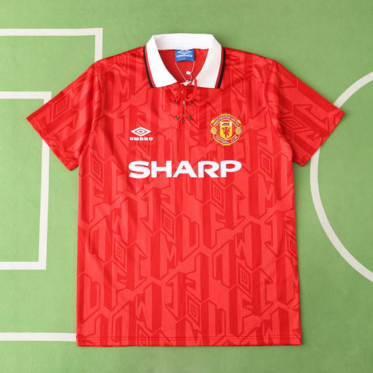 RETRO MANCHESTER UTD HOME 1992/94 HALF SLEEVES