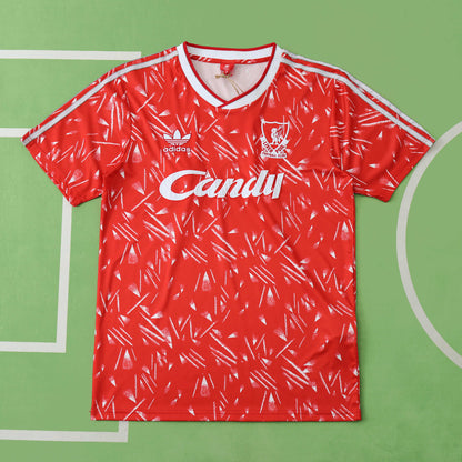 RETRO LIVERPOOL HOME 1989/91 HALF SLEEVES