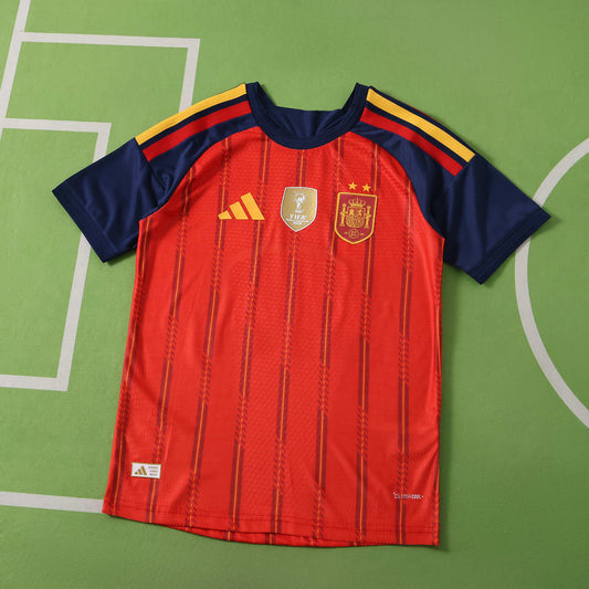 SPAIN HOME 2026 WORLD CUP CHAMPION , PLAYER VERSION