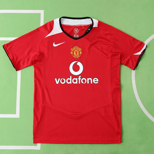 RETRO MANCHESTER UTD HOME 2004/05 HALF SLEEVES