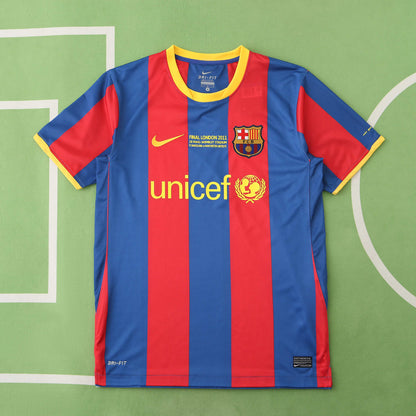 RETRO BARCELONA HOME 2010/11 HALF SLEEVES