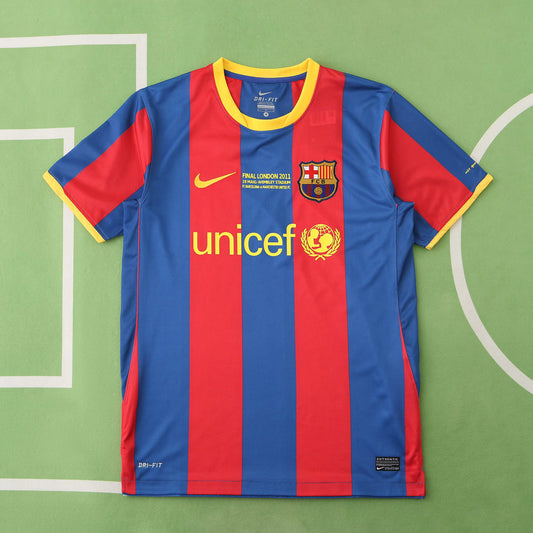 RETRO BARCELONA HOME 2010/11 HALF SLEEVES