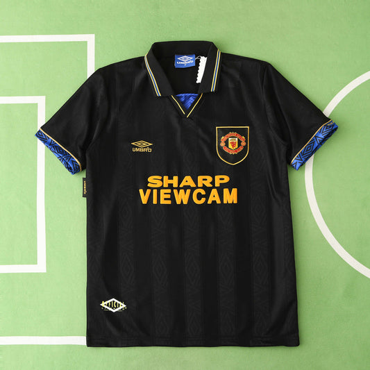 RETRO MANCHESTER UTD AWAY 1993/95 HALF SLEEVES